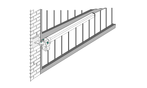 Brazo para portón eléctrico